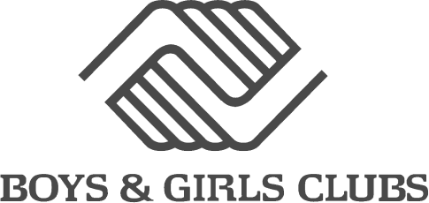 BOYS & GIRLS CLUBS logo with two hands grasping.